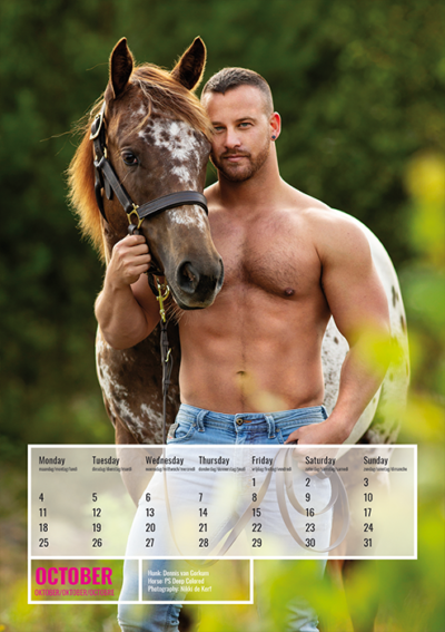 Horse and Hunk calendar 2021 - Image 11