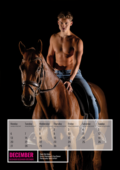 Horse and Hunk calendar 2021 - Image 13