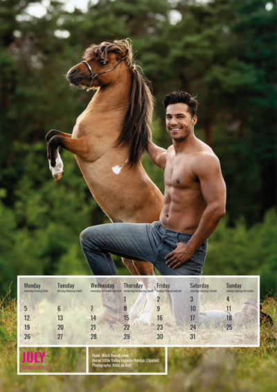 Horse and Hunk calendar 2021 - Image 8