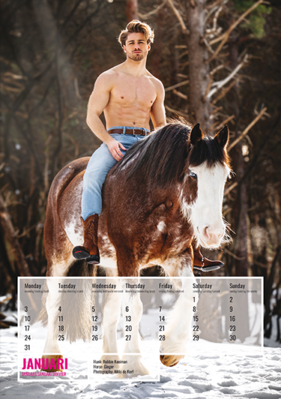 Horse and Hunk calendar 2022 - Image 2