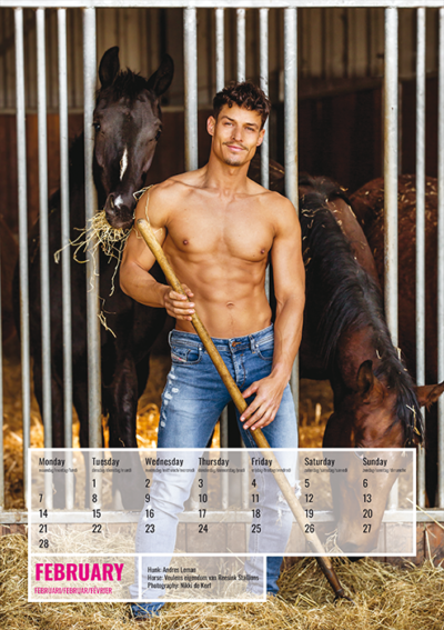 Horse and Hunk calendar 2022 - Image 3