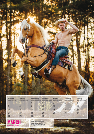 Horse and Hunk calendar 2022 - Image 4