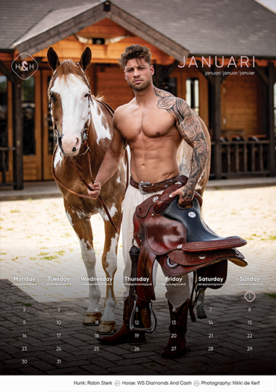 Horse and Hunk calendar 2023 - Image 3