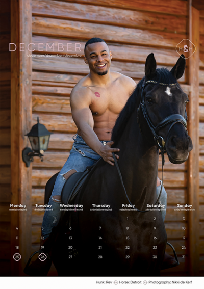 Horse and Hunk calendar 2023 - Image 13