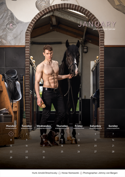 Horse and Hunk calendar 2024 - Image 3