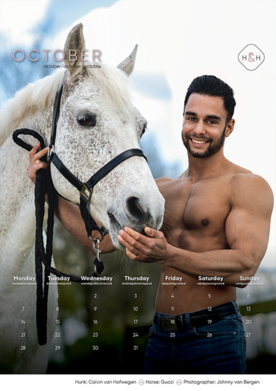 Horse and Hunk calendar 2024 - Image 12