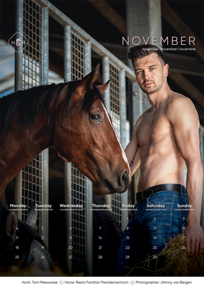 Horse and Hunk calendar 2024 - Image 13
