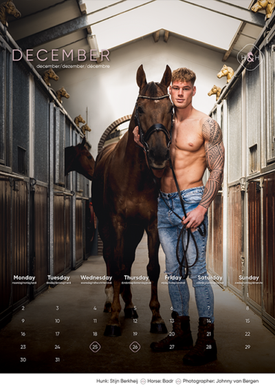 Horse and Hunk calendar 2024 - Image 14