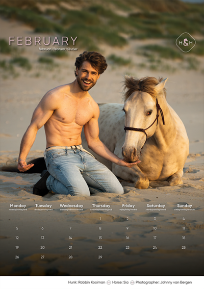 Horse and Hunk calendar 2024 - Image 4
