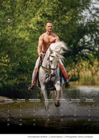 Horse and Hunk calendar 2024 - Image 9