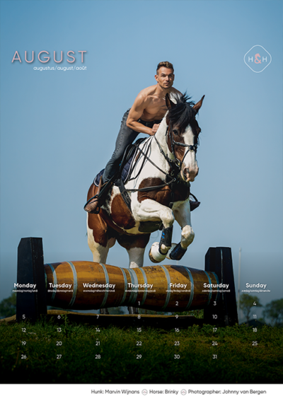 Horse and Hunk calendar 2024 - Image 10