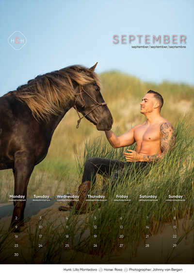 Horse and Hunk calendar 2024 - Image 11