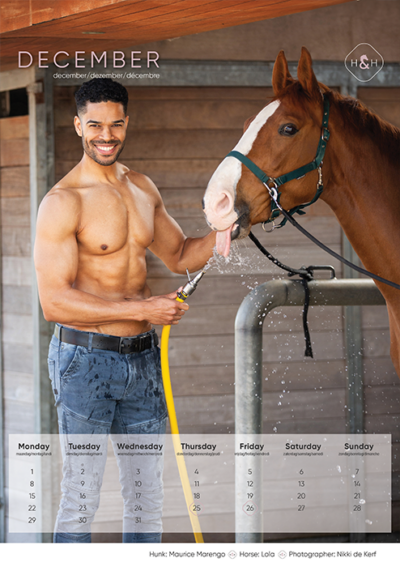 Horse and Hunk calendar 2025 - Image 13