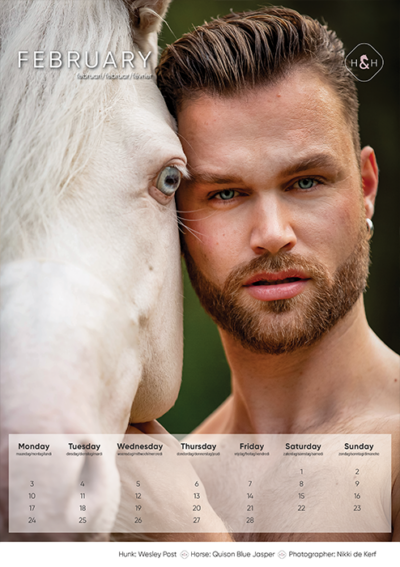 Horse and Hunk calendar 2025 - Image 3