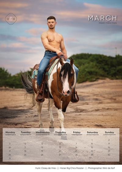 Horse and Hunk calendar 2025 - Image 4
