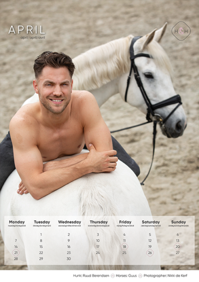 Horse and Hunk calendar 2025 - Image 5