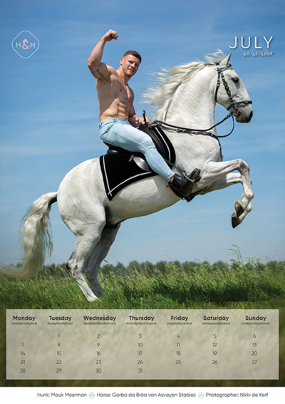 Horse and Hunk calendar 2025 - Image 8